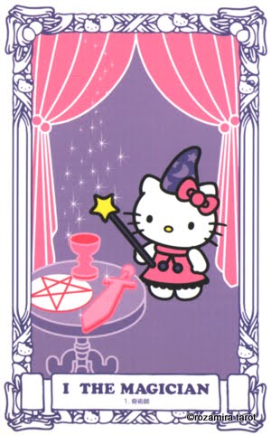 Hello Kitty Tarot Cards by Ryugi Kagami